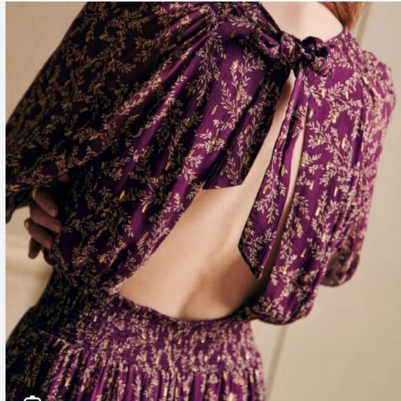 Sezane NWT Rare Priscilla Midi Dress Size 44 - Picture 4 of 13